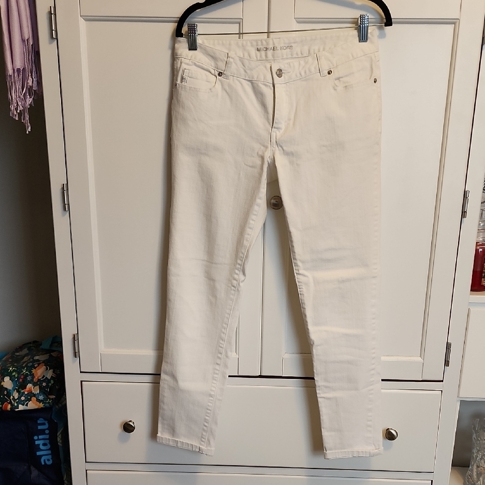 Michael Kors White Women's Jeans
